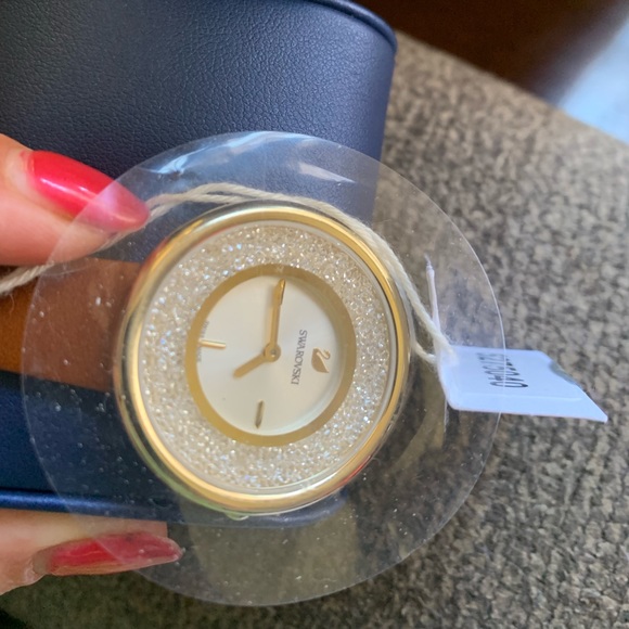 SOLD⛔️Authentic SWAROVSKI PURE 34 leather strap - Picture 6 of 8